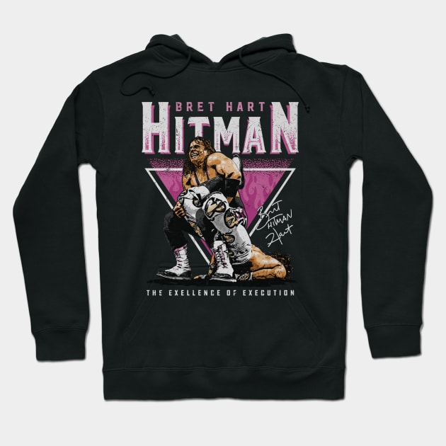 Bret Hart Sharpshooter Triangle Hoodie by MunMun_Design